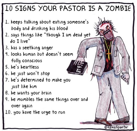 pastor zombie cartoon by nakedpastor david hayward
