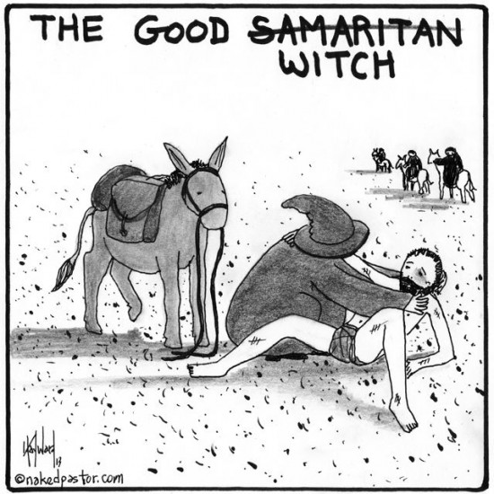 the good witch cartoon by nakedpastor david hayward