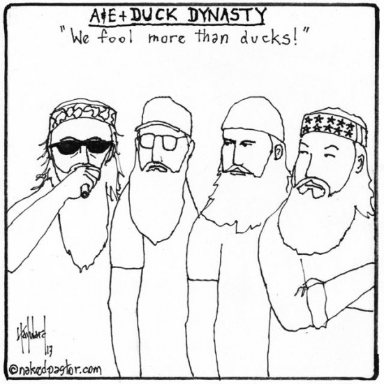 a&e duck dynasty cartoon by nakedpastor david hayward