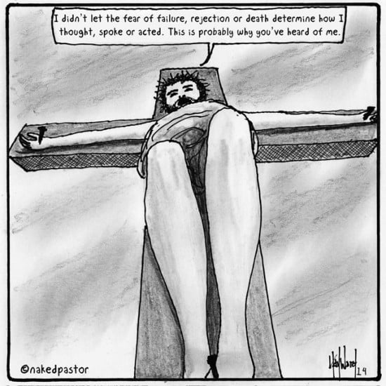 no fear jesus cartoon by nakedpastor david hayward