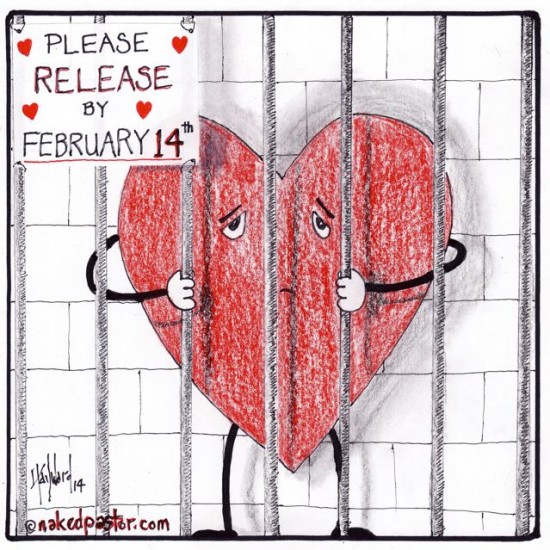 holding love captive cartoon by nakedpastor david hayward