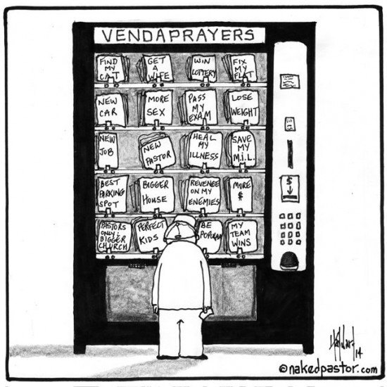 vending machine prayer cartoon by nakedpastor david hayward