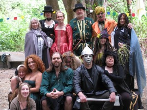 Most of the cast of Somewhere, over Lughnasadh. Amanda was the Scarecrow, and Jason, the Lion.