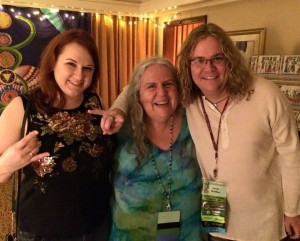 Ari, Selena Fox & my fellow Pretty Hair Twin. Photo by Michelle Heron.