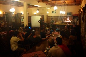 teaching on the bar