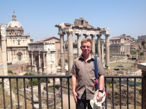 Me front of Roman Forum