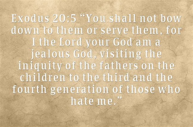 sins of the father bible verse