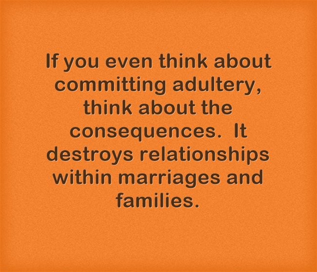 Biblical Consequences of Adultery