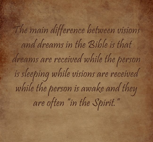 Difference Between Dreams and Visions