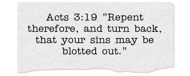 Bible verses about repentance