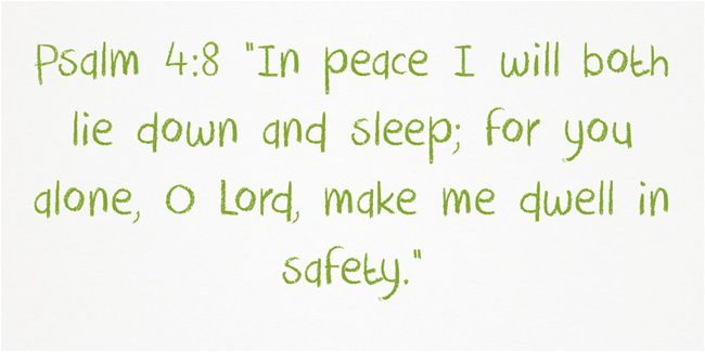 Bible verses to help with sleepless nights