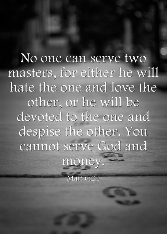 Serve Two Masters Meaning