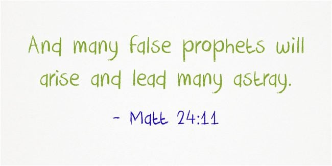 bible verse beware of false prophets