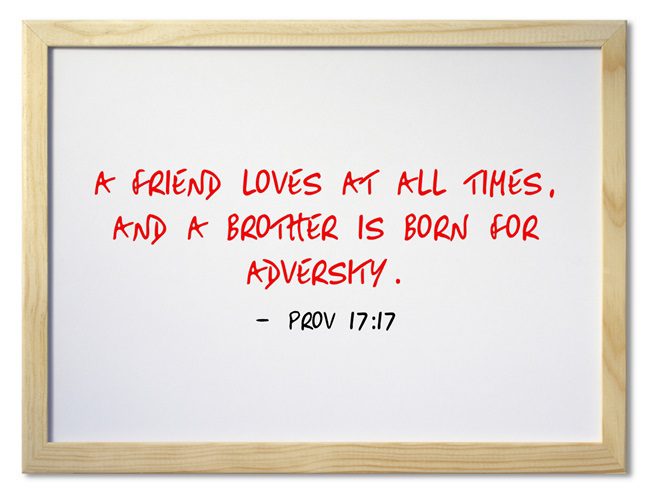 bible verses about friendship and love