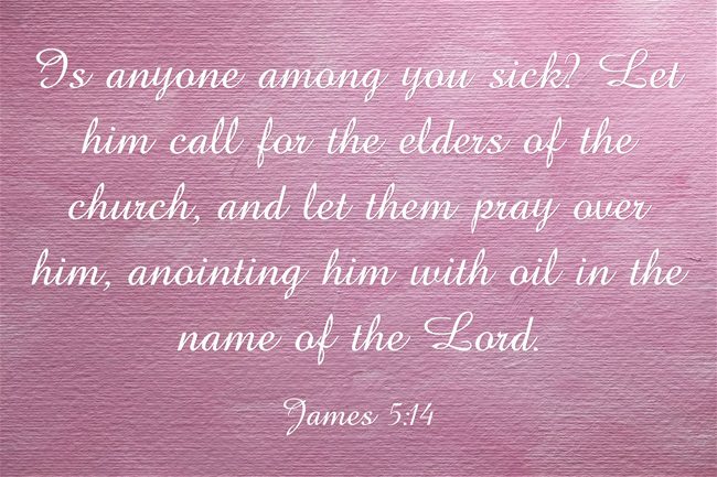 Holy Anointing Oil Exodus 30 Praying for the Sick Anointing of