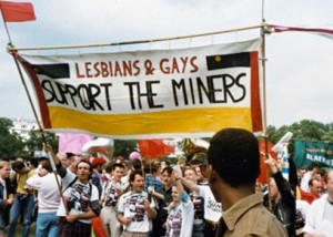 Lesbians & Gay Support the Miners at Gay Pride 1985.