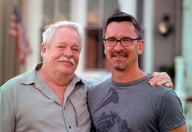 Logical Family: Armistead Maupin and his husband Christopher Turner.
