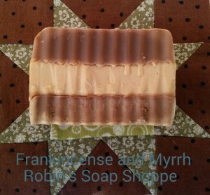 robin soap frankincense and myrrh bar