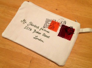 sherlock holmes letter bag