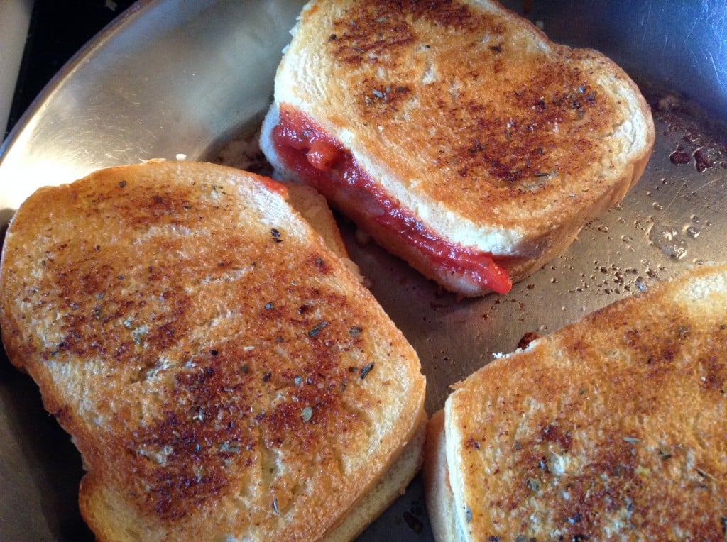 food blog pizza sandwiches
