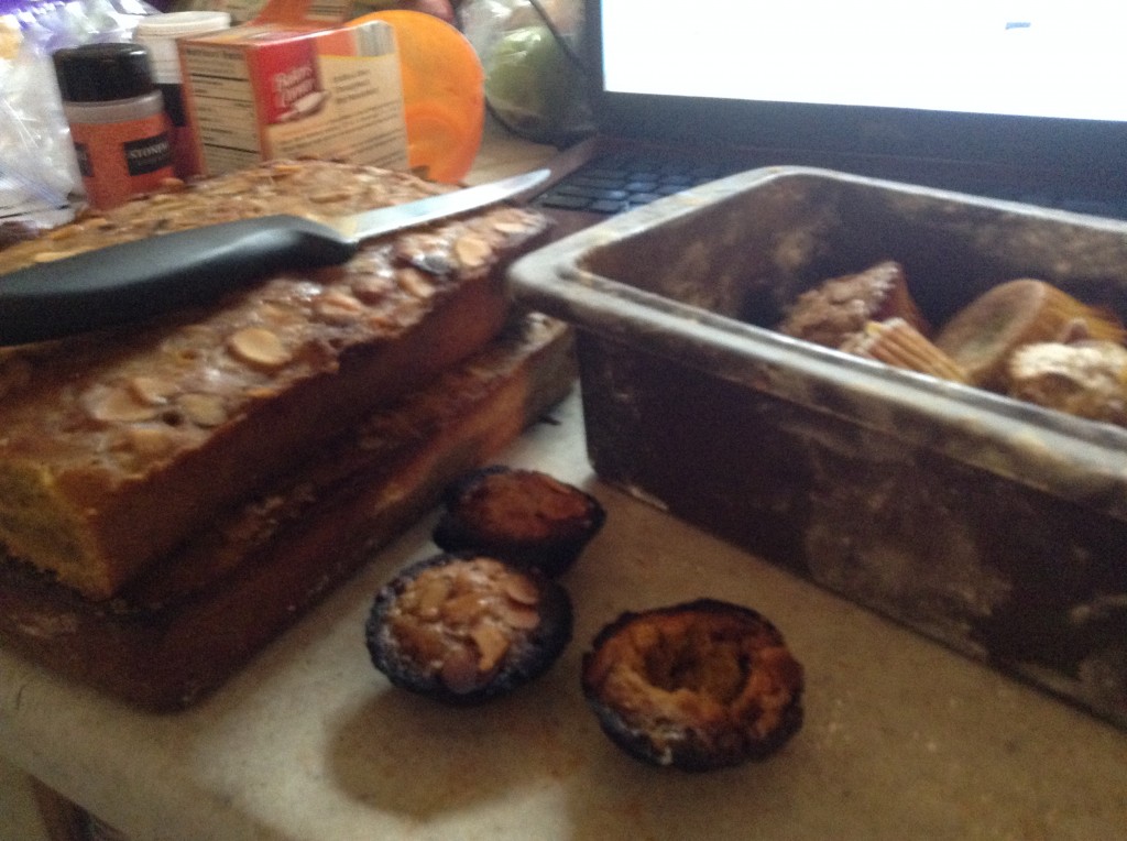 food blog burnt muffins