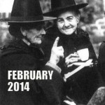 two women discussing life over tea in witch hats