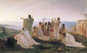 "Pythagoreans Celebrate Sunrise" by Fyodor Bronnikov