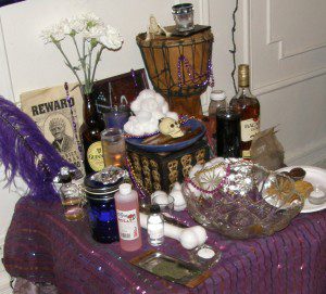 Maman Brigitte Feast Altar