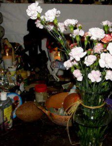 Ancestor Shrine at the Voodoo Spiritual Temple, 828 N, Rampart St., New Orleans. Photo by Lilith Dorsey