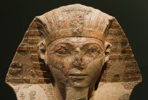 Sphinx with face of Hatshepsut photo courtesy of Shutterstock. All rights reserved.