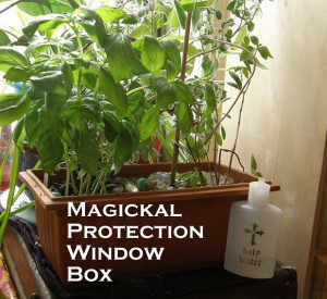 Magickal Protection Window Box photo by Lilith Dorsey. All rights reserved.