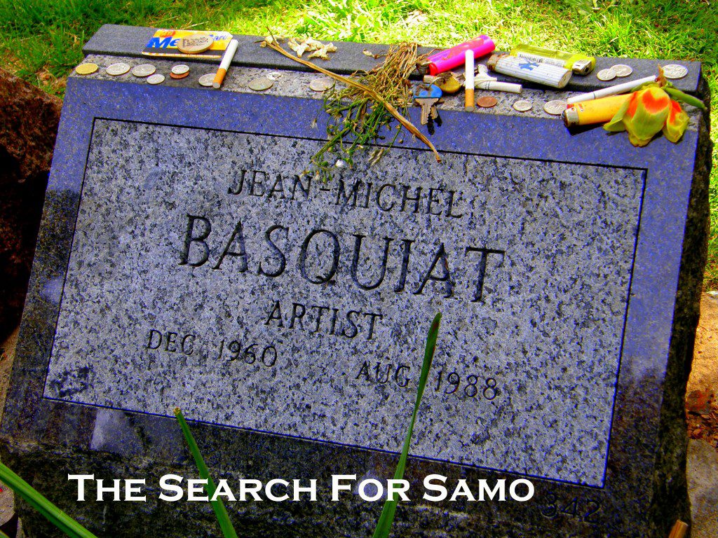 Basquiat's Grave photo by Lilith Dorsey 2015. All rights reserved.