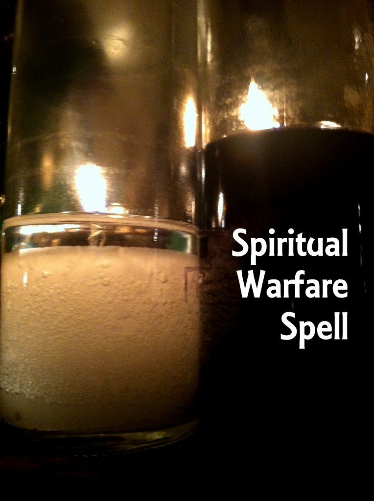 Spiritual warfare spell candles photo by Lilith Dorsey. All rights reserved. 