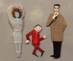 Twin Peaks paper sculptures by Megan Brain photo by Sam Howzit. Licensed under CC 2.0