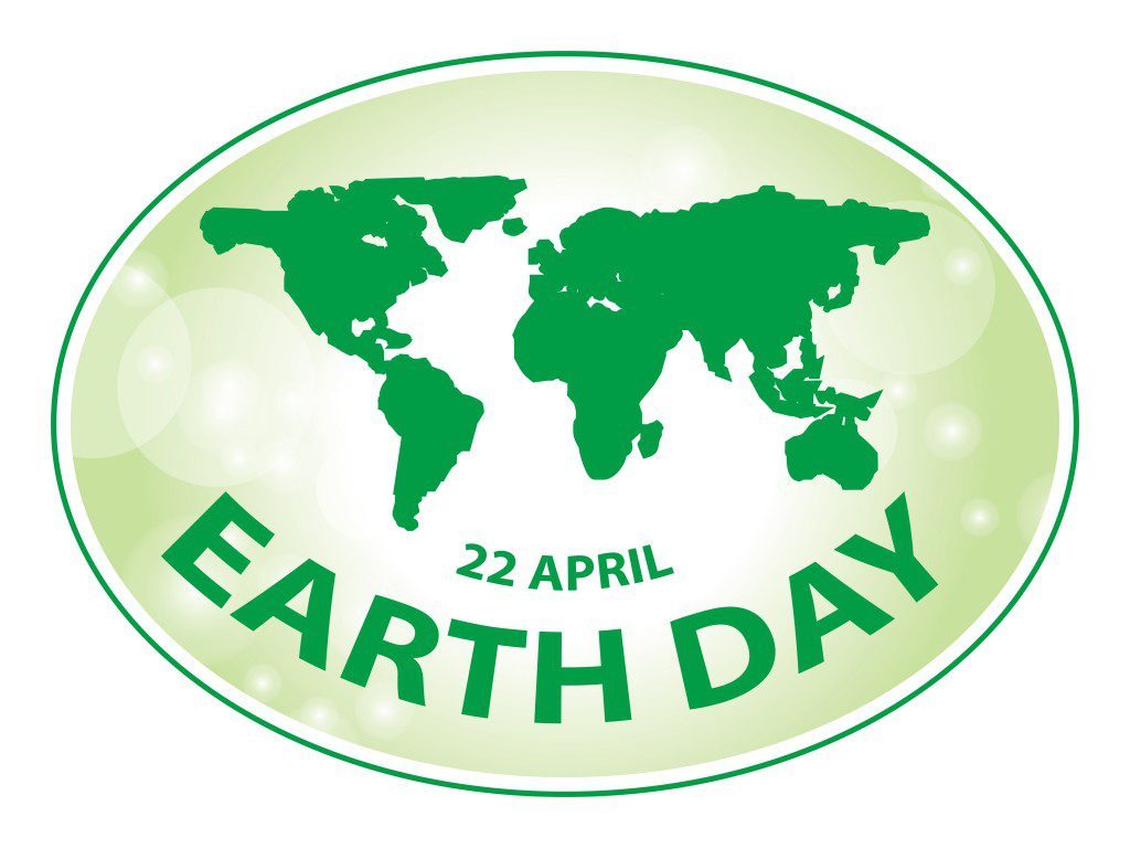 earth day green grunge banner background 2