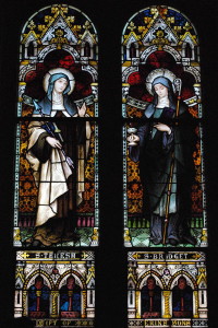 Ss. Teresa of Avila and Brigid of Kildare, St. Joseph's Catholic Church, Macon, GA. Saint Teresa and Saint Brigid were two great contemplatives who were also engaged in making the world a better place.