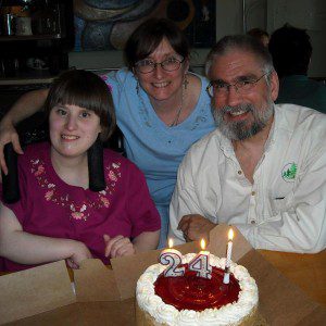 Six years ago today. Rhiannon's 24th birthday, May 19, 2009.