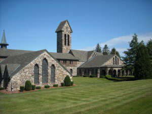 St. Joseph's Abbey in Massachusetts. Monasteries are often excellent places to find guidance in Christian contemplation.