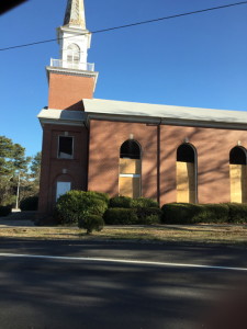 Scott Boulevard Baptist Church, Decatur, GA; March 2015. Today this building no longer exists; it was demolished and the land will be developed for retail and/or residential use.