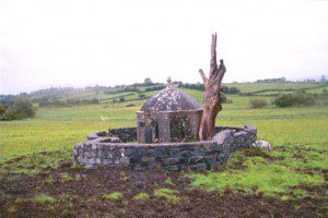 A Holy Well in the west of Ireland (the water source is inside the building). Photo by Carl McColman