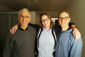 Carl, Cassidy and Kevin (photo by Fran McColman)