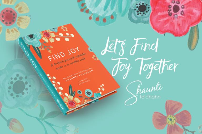 Shaunti's latest devotional - Find Joy - cover art