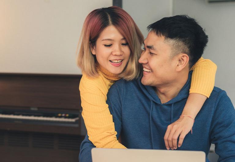 Young couple working together - xWhen You Tease Your Husband, It’s Really No Joke