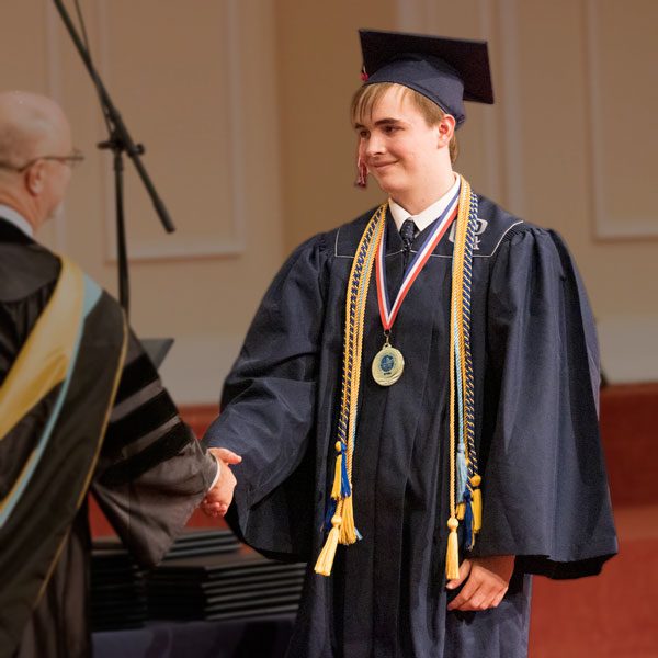 Luke Feldhahn high school graduation