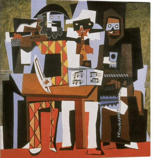 Three Musicians Pablo Piacasso