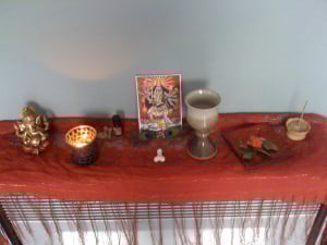 Hindu altar