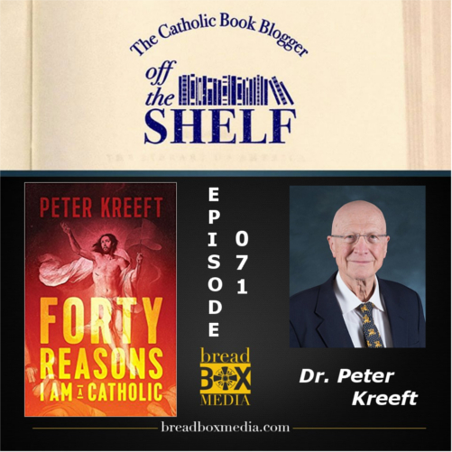 The well-known author Dr. Peter Kreeft joins me on Off the Shelf. We take a look at his book Forty Reasons I Am a Catholic. Dr. Kreeft tells us  why If you leave the Church, you are making a mistake. His reasons for staying include the power of the real presence, the hierarchy of the Church, and the ability to have his sins forgiven. Dr. Kreeft also believes that the Church has the ability to save us from our worst enemy…ourselves! It’s possible we may even talk about the Baltimore Orioles and the Boston Red Sox…..you don’t want to miss it!