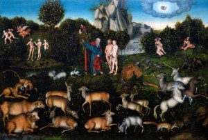 Lucas Cranach the Elder Garden of Eden ds