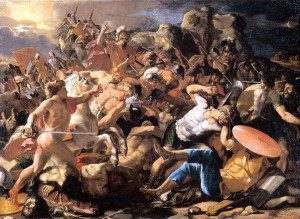 Poussin_-_Joshua_and_the_Amorites_Moscow ds