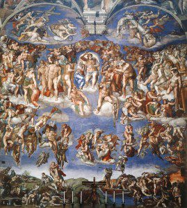The Last Judgment by Michelangelo_Sistine Chapel